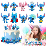 Lilo ja Stitchi kujukesed Stitch koogile mudel m&auml;nguasjad lastele 10tk