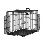 Koerapuur, Kokkuklapitav Hundebox, 122 x 74,5 x 80,5 cm, Must, Koerapuur, Kokkuklapitav Hundebox, 122 x 74,5 x 80,5 cm, Must