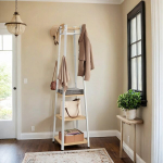 Riidenagi, 43 x 43 x 180 cm, Tamm-Valge