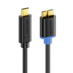 Deleyconi Usb 3.0 Micro B kaabel 1,5 m C kuni Micro B 5 Gbps