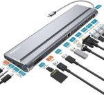 Usb-c dokkimisjaam 14-&uuml;hes koos 4k Hdmi, Dp, 10gbps