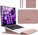 Hinnwer 15-15.6 16.1 tolline s&uuml;learvuti &uuml;mbris koos statiivi funktsiooniga Macbook Air 15 M3/m2 A3114 A2941, Macbook Pro 16 M4/m3/m2/m1 Pro/max (2024-2019), Macbook Pro 15 M3/m2 A3114 A2944, Asus