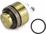 Qwork 16mm messingist uksekella l&uuml;liti, 12-36v alalisvool