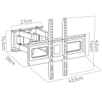 TV-kinnitus, 32-80", Humberg