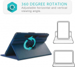 Yiernuo &uuml;mbris, &uuml;hildub tahvelarvutiga Samsung Galaxy Tab S9 Fe Plus S9 Plus S8 Plus S7 Fe S7 Plus 12.4 tolline kaitse&uuml;mbris 360&deg; p&ouml;&ouml;ratav alus Pu nahk, Galaxy Tab S9 Fe+ S9 + S8+ S7+ 12.4 jaoks, tumesinine