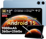 Tahvelarvuti Oscal Pad 100 12" Android 15 2.4G+5G Wifi RAM 36GB ROM 256GB/SD 2TB 9000mAh 16MP+8MP - Sinine
