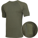 Meeste taktikaline T-s&auml;rk Duty, Texar, varrukal tasku ja takjakinnitusega, oliiviroheline