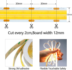 Goming 24 V 10 m kahekordse reaga Cob Led riba soe valge 3000 K Led riba 600 Led/m Led riba isekleepuv Cri 93+ k&otilde;rge heledus 20000 lm mitte veekindel Ip20 kodukaunistuseks (toiteplokk ei kuulu komplekti)