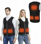 Unisex soojendusega vest Saitdress, must
