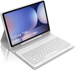Occtingkind, klaviatuur Samsung S10 Plusile, klaviatuuriga &uuml;mbris Samsung Galaxy Tab S10 Plus/s9 Plus/s9 Fe Plus 12.4 tolli tahvelarvutile, magnetiline eemaldatav bluetooth klaviatuur, Qwertz, Usb C, helehall