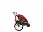 Laste jalgrattahaagis Lombardo 10BT602, must/punane