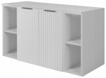 Vannitoakapp t&ouml;&ouml;lauaga, seinale paigaldatav, valge FLOW 101 x 47 x 59 cm