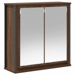 vannitoa seinakapp peegliga pruun tamm 60x21x60 cm CFE7942053