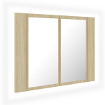 LED-peeglikapp Sonoma tamm 60 x 12 x 45 cm, akr&uuml;&uuml;l CFE9631088