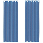 Voile kardinad koos r&otilde;ngastega 2 tk Royal Blue CFE3881142