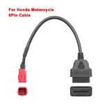 Honda mootorratta OBD 16-pinnise kuni 6-pinnise pistiku adapteri diagnostikakaabel