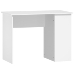 kirjutuslaud，arvutilaud, valge, 100x55x75 cm, tehispuit CFE4022033