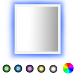 LED vannitoa peeglikapp, valge, 40 x 8,5 x 37 cm, akr&uuml;&uuml;l CFE844789