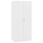 garderoob valge 80 x 52 x 180 cm tehispuit CFE125133