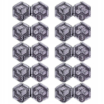 Zasoby Resources 3 komplekt 10 metallm&uuml;nti asendus Arkham Horrorile