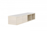 TV alus, Nomi 180x35, valge pestud puit