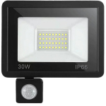 Halogeen-LED-prožektor 30W 6000K, h&auml;marusest koiduni anduriga, IP66