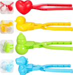 4 tk lumepallimasina komplekt, multifilm lumepallimasin, lumepalli vormija, lumepalli tangid, lumem&auml;nguasi lastele, lumepallis&otilde;dadeks, talvisteks v&auml;litegevusteks, rannam&auml;ngudeks (mitmev&auml;rviline)
