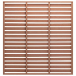 vidaXL aiapaneel, WPC, 180 x 180 cm, pruun