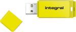 USB pulk Integral Neon 8 Gb Usb 2.0 m&auml;lupulk - kollane