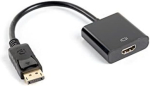 Lanberg ad-0009-bk displayport (mees) hdmi (naine) adapter - resolutsioon kuni 1920x1200 - 20cm kaabel