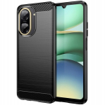 "AILES" Carbon k&otilde;va silikoon (TPU) &uuml;mbris &ndash; must (Redmi A5 4G / Poco C71 4G)