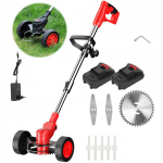 Murutrimmer ratastega 2x21V 600W