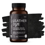 V&auml;rv mokale, nubukile, aniliinmustale 75ml Leather Expert nahav&auml;rv LE-21-D75BL