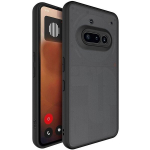 "Imak" K&otilde;va silikoon (TPU) matt kaaned - toonitud / must (Nothing Phone 3a)