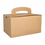 Kartongist l&otilde;unakast 22x15x12 cm 20tk 20tk, Kartoninė pietų dėžutė 22x15x12 cm 20vnt.
