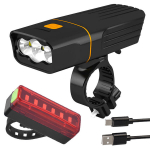 Jalgrattatulede esi- ja tagatulede komplekt USB-ga