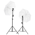 vidaXL fotostuudiokomplekt valgustuse ja taustapildiga
