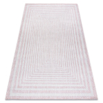 Sisal vaip SISAL SION Lab&uuml;rint 22376 lamekudumine roosa / ecru
