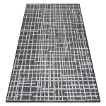 Sisal vaip SISAL SION kontrollige, Liinide muster 22144 lamekudumine must / ecru