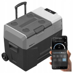 Autok&uuml;lmik Kompressork&uuml;lmik-s&uuml;gavk&uuml;lmik Vayox VA‑T40, 40 l, -20&deg;C kuni +20&deg;C, 12/24V, 230V, USB, Bluetooth ja ratastega