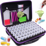 Eriti suur tarvikute komplekt teemant-tikandiks