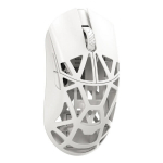 WLMouse Beast X Pro Solid Sides, Omron Opticals Switches, Milky White