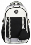 Noorte kooliseljakott Peterson&reg;, must/hall/ecru, 23 l