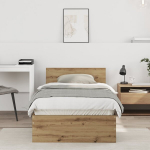 &uuml;heinimene voodi,voodi raam ilma madratsi ja peatoeta meistrite tamme puidus 90x200 cm CFE48017