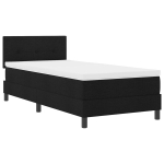 &uuml;heinimene voodi,Box Spring voodi koos madratsiga Must 80x200 cm Kangas CFE50222