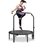 40 cm kokkupandav fitness-trampoliin k&auml;epidemega