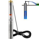 Sukelpump kaevudele, roostevaba teras, 370W