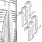 Kahepoolsed r&auml;tikukonksud 6tk radiaatori riputuskonksud l&auml;bipaistvad