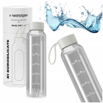 Wessper B1 boorsilikaatklaasist pudel 500 ml, l&auml;bipaistev