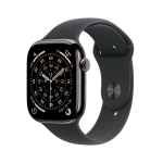 Apple Watch Series 11&nbsp;GPS + Cellular 46mm&nbsp;Slate Titanium Case with Black Sport Band - M/L - MFD24ET/A